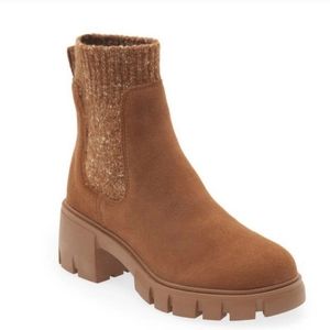 Steve Madden Hayle Chunky Lug Sole Chelsea Booties